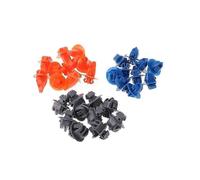 30 Pcs Front Door Trim Body Moulding Repair Kit Flare Panel Clip Compatible -for Toyota Prado 120