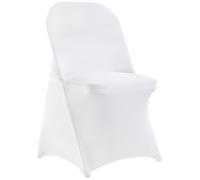 30 PCS Housses de Chaise - VEVOR - Housses Chaise Spandex Extensible Déco de Mariage Fête - Blanc