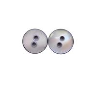 30 pcs/lot 12mm Boutons de couture ronds à dos plat en coquillage naturel pour couture de vêtements décoratifs, scrapbooking