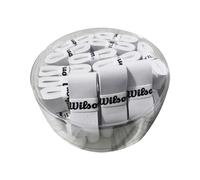 30 PCS/LOT poignée de raquette Wilson, manchon en caoutchouc collant pour raquette de tennis de badminton, poignée de tennis antidérapante, poignée de badminton WISLON WHITE 30PCS
