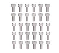 30 PCS M6 A2 70 Stainless Steel Hex Socket Head Cap Screws, Cylinder Bolts for Machinery, Automotive Furniture Assembly (M6*12)