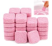 30 PCS Nettoyant Toilette Extra Fort, Pastilles WC Puissance Maximale, Comprimés de Nettoyage Intensif pour Toilettes, Élimination du Calcaire et Urines, Protection Septique, Rose