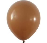30 Pcs Retro Khaki Coffee Brown Latex Balloons 12 Inch With Spare Balloon And Ribbon For Birthday, Wedding, Baby Shower, Bridal Shower, Anniversaries And Party Decorations