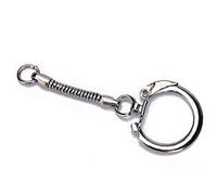 30 Pcs serpent chaîne porte-clés Porte-clés Porte-clés Portable Charms en métal Sac Diy Craft Argent