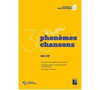 30 phonèmes en 30 chansons GS-CP + CD-Rom Maternelle Grande section et CP avec CD audio - Cécile Martin - Retz Eds - Livre CD - Scolaire / Universitaire CD