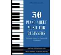 30 Piano Sheet Music For Beginners: Famous & Easy Pieces Of Classical & Folk Music, Organized From The Easiest To The Most Difficult!