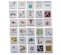 30 Pictogrammes de Communication pour classeur PECS Makaton TSA Autiste Autisme Langage Visuel Handicap DYS CAA orthophonie