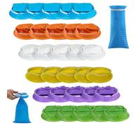 30 Pièce Sacs à Vomi 6 Couleurs 1000ml Sac de Vomissement Jetable Sac de Collection pour Voiture et Voyage Femmes Enceintes Urgences Malades