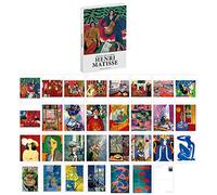 30 pièces 1 ensemble œuvres de peintres célèbres cartes postales littérature et art carte postale voeux cartes d'anniversaire cadeau cartes postales vierges A33