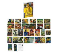 30 Pieces 1 Set de Paul Gauguin Sargent Peint à l'huile Cartes Postales Vintage Européen Classique Message Cards carte de Voeux Vierge Carte Décorative