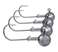30 pièces 1g 2g 3g 5g 10g 14g 18g 22g 25g 28g hameçon à tête de gabarits de pêche, hameçon à tête Ronde for leurres à manivelle à ver Souple(3.5g)