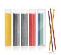 30 Pièces 2,8mm Recharges de Crayons pour Crayons de Charpentier, Remplacements de Crayons de Construction Mécanique à Trous Profonds Solides, Recharges de Crayons, Recharges Uniquement