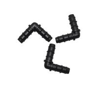 30 pièces 9mm barbe coude connecteur serre système d'irrigation goutte à goutte raccord de tuyau accessoires de jardin adaptateur de tuyau agricole