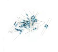 30 pièces 9x3mm composants passifs corps 1/2W 1% 0.68 Ohm axia-l condensateurs métalliques au plomb résistances à Film Composants consommateurs d'énergie