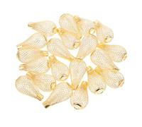 30 Pièces Abat-jour en Métal Ajouré pour Guirlande Lumineuse, Noël, Cage | Structure en Fer Réutilisable, Treillis Protecteur, Style Vintage Élégant pour Ampoules, Fenêtres, Fêtes et Créations DIY