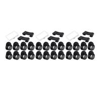 30 Pièces Accessoire Médiator, Support de Maillet Noir | Silicone et Plastique, Protège les Baguettes, Son Plus Pur, pour Contemplation, Studio