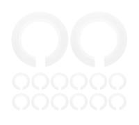 30 Pièces Adaptateur Réducteur E27 vers E14 en Plastique Blanc | Installation Facile sur Douilles E14, pour Plafonniers, Réparations Rapides et Projets de Relooking Lumineux