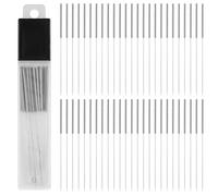 30 Pièces Aiguilles de Nettoyage de Buse de Imprimante 3D, 0,4 mm Aiguilles de Buse Nettoyant Tête d'impression en Acier Inoxydable pour Accessoires Impression 3D Aiguille Buse