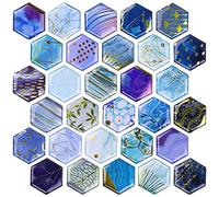 30 Pièces Aimant Frigo, Magnet Frigo Hexagone Tableau Magnétique 3D Réfrigérateur Mignonne Drôle Convient à la Décoration des Tableaux Blancs et Autres Surfaces Le Choix pour Donner des Cadeaux