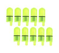 30 Pièces Alarme de Canne à Pêche Lumineuse LED, Clip Tige, Verte | Plastique, Haute Luminosité, Multifonction, pour Pêche au Large Bateau, Accessoire de Nuit