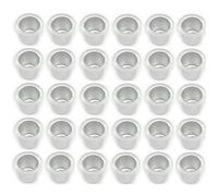 30 Pièces Aluminium Insert De Bougeoir Noël Inserts de Bougie Buses Métal Supports pour Bougies Bougeoir en Métal Bougeoir Créatif Bougies Rond Chandelier pour Le Dîner aux Chandelles