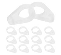 30 Pièces Anneau de Sécurité pour Appareil Auditif en Silicone 8 | Maintien Fiable, Remplacement, Usage pour Seniors et Aidants, Accessoire Discret Transparent
