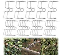 30 Pièces Arbre Branche Extracteur,8/10CM Outil de Cintrage de Branche de Fruits Galvanisé Écarteurs de Branches D'arbre Fruitier pour Réguler Direction de Croissance des Branches D'arbres Fruitiers