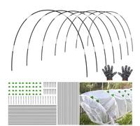 30 Pièces Arceau Serre Tunnel, Cerceau pour Tunnel Jardin,Arceaux Serre de Jardin, Arceaux pour Tentes de Jardin Potager pour La Protection Contre Les Insectes, Les Oiseaux Et Le Gel