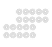 30 Pièces Autocollant de Fixation, Pastille Plastique Blanche | Adhésif Double Face Transparent, Pose Facile, Entretien Cycliste, Maintien Fiable Autour Tige de Valve du Vélo