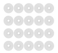 30 Pièces Autocollant, Joint Plastique Blanc Protecteur | Pose Simple, Surface Lisse, Adhésif Double Face Transparent, Maintien Fiable Autour du Trou de Jante