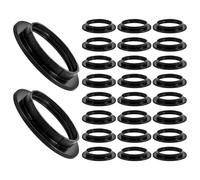 30 Pièces Bague de Fixation pour Abat-jour E27 en Plastique Noir | Compatibilité, Installation Simple, Stabilité Renforcée, des Fuites Lumineuses