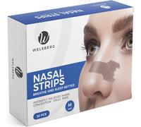 30 Pièces Bandelettes Nasales,Aide Anti-Ronflement,Respiration Améliorée Pendant Le Sommeil Et Le Sport,Plâtre Nasal Pour Hommes Et Femmes,Taille M,55x16 Mm