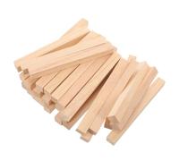 30 Pièces Bâton de Bois Brut, Tige Beige Lisse | Bois Non Finition, Surface Pratique et Résistante, pour Loisirs Artistiques, Usage Ado-parent, Lot Simple
