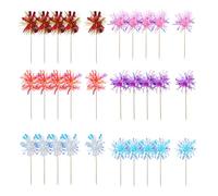 30 Pièces Bâtons À Cocktail, Décorations De Fête, Bâtons De Feu D'Artifice, Bâtons De Décoration De Gâteaux, Bâtons À Cocktail