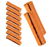 30 Pièces Bigoudis de Coiffure Américains en ABS Orange