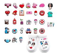 30 Pièces Bijoux de Chaussures,Breloques de Chaussures pour Accessoires Crocs Accessoires pour Accessoire Crocs Femme pour Crocs Charms Crocs,DIY Pins pour Crocs Pins Decoration,Badges Décorations