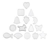 30 Pièces Boîte à Bougie en Plastique pour Amateurs DIY | Base Stable, Usage Simple, Plastique, pour Temple et Église, Coffret Bougies Maison Couleur Aléatoire