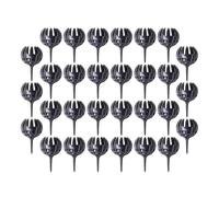 30 Pièces Boîte à Engrais en Plastique Noir, Forme Griffe | Protection Vent et Animaux, Usage Simple, Limite le Surdosage Pertes, pour Fleurs