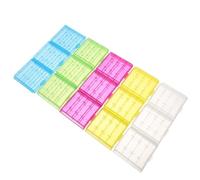 30 Pièces Boîtier de Rangement pour Batterie AAA, Couvercle | Boîte de Rangement Pile, Fermeture à Clip Étanche, pour Bureau, Tiroir, Clés et Appareils Photo Couleur Aléatoire