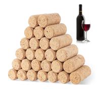 30 Pièces Bouchon Liège, Bouchon en Liège Naturel, Bouchons pour Bouteilles de Vin, Petits Bouchons Artisanaux, Bouchons de Bière Remplacement, Bouchon de Vin en Bois pour DIY Bouteille de Vin Rouge