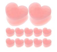 30 Pièces Bouchons D’oreille en Silicone Rose de Cœur, Lot Adulte | Réutilisables, pour Sommeil et Nage, Atténuation des Bruits, Confort Souple, Usage Piscine et Moto