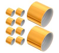 30 Pièces Bouchons de Diffuseur à Roseaux 22 Dents, Plastique | Remplacement pour Bouteille de Parfum, Usage Bureau et Espaces de Travail, Finition Or, Recharge Facile