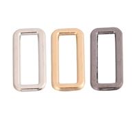 30 Pièces Boucle en Alliage de Zinc pour Tote et Handbag | Accroche-paquet Pratique, Compatible Lanière Paquet et Sangle, Format Rectangulaire Creux, pour Boutique