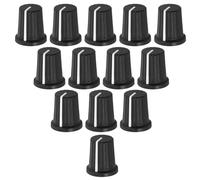 30 Pièces Bouton de Potentiomètre Rotatif 6mm | Capuchon de Remplacement en Plastique, Prise Confortable et Réglage Précis, Usage pour Volume et Haut-parleur