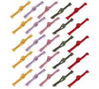 30 Pièces Boutons de Vêtement en Satin Chinois Faits Main | Forme un Mot, Finition Soignée, Usages Variés, Ne Se Décolore Pas au Lavage, Lot Décoratif Couleur Aléatoire Plusieurs styles