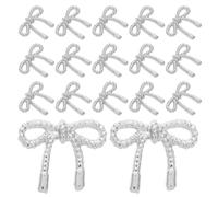 30 Pièces Breloques pour Ongles Nœud Ajouré 3d, Style Kawaii | Fixation Adhésive Sûre, Retrait Facile, Finition Brillante, pour Gel et Art Ongulaire Diy, Salon