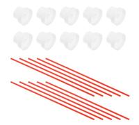 30 Pièces Buse Aérosol Multifonction Gâchette, en PP | Tube Intégré, Bouton à Double Usage, Contrôle Précis, pour Bombes Aérosol et Sprays