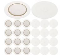 30 Pièces Buzzer Piézoélectrique 35mm en Élément Sonore Passif | Disque Céramique à Fil Soudé, Argenté Classique, Faible Consommation, Démontage Pratique pour Capteur Électronique