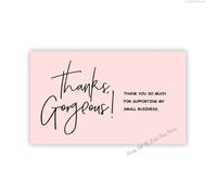 30 Pièces Carte De Remerciement Blanche Merci Pour Votre Commande Carte Étiquettes D'éloges Pour Les Petites Entreprises Décor Pour Petite Boutique Paquet Cadeau - Type A-30pcs Set