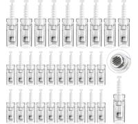 30 Pièces Cartouches À Micro-Aiguilles Cartouche De 12-Pin, Aiguilles Microneedling Efficaces, Pour Rajeunissement Cutané Et Amélioration D'absorption, Pour Soin Du Vi Et Corps (Titane)